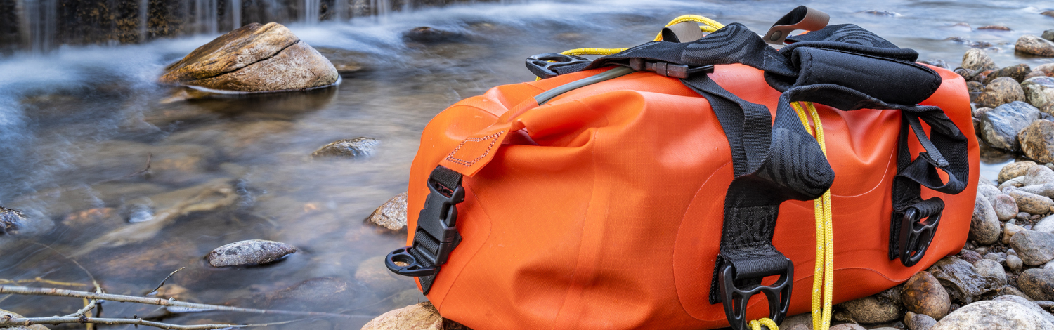 Photo of Drybag on River Bank